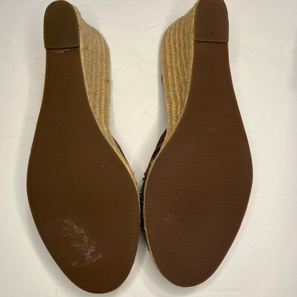 Steve Madden Women’s Beautiful Bommbay Beaded Wedge Slip On Sandals Size 10B - Picture 6 of 7